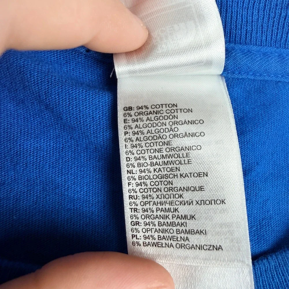 The North Face Mens Blue Camo Logo Graphic‎ T-Shirt XL